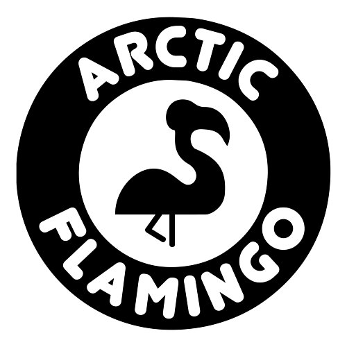 Arctic Flamingo yogaleggings bij Etsy.com